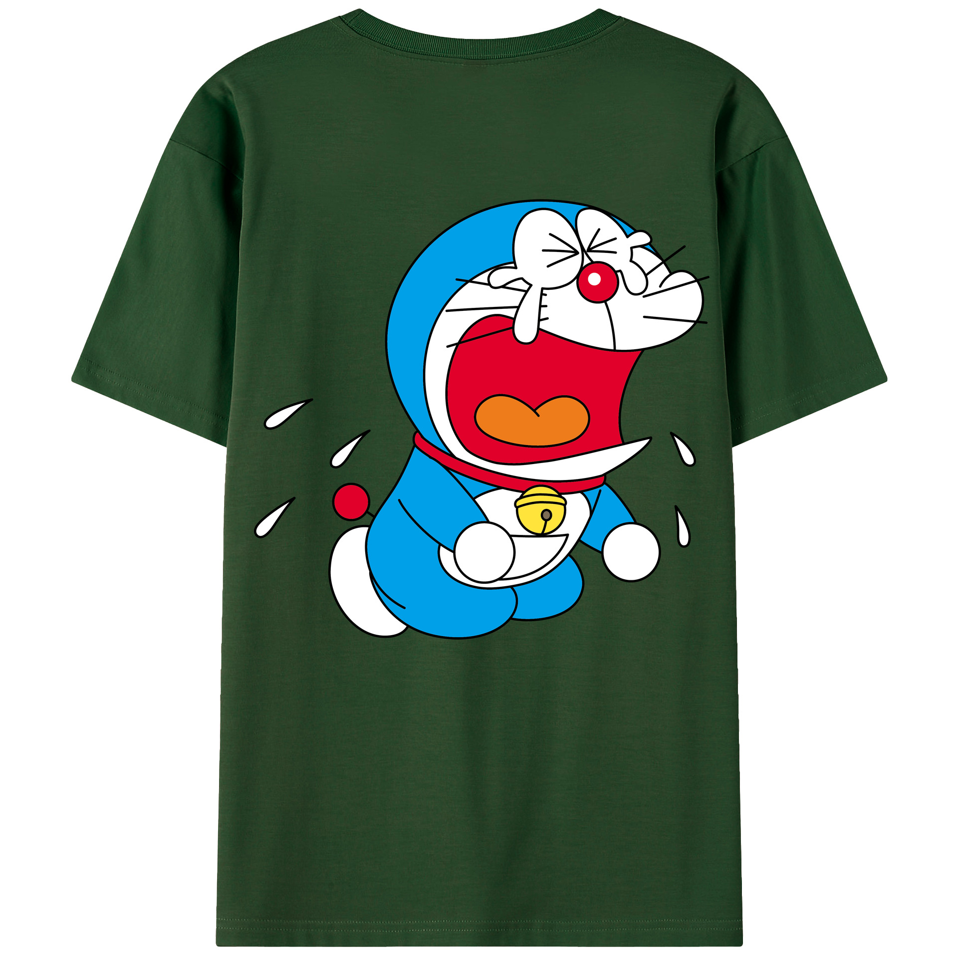 （画像用） ドラえもん Doraemon 綿100％半袖Tシャツ（背面プリント）
